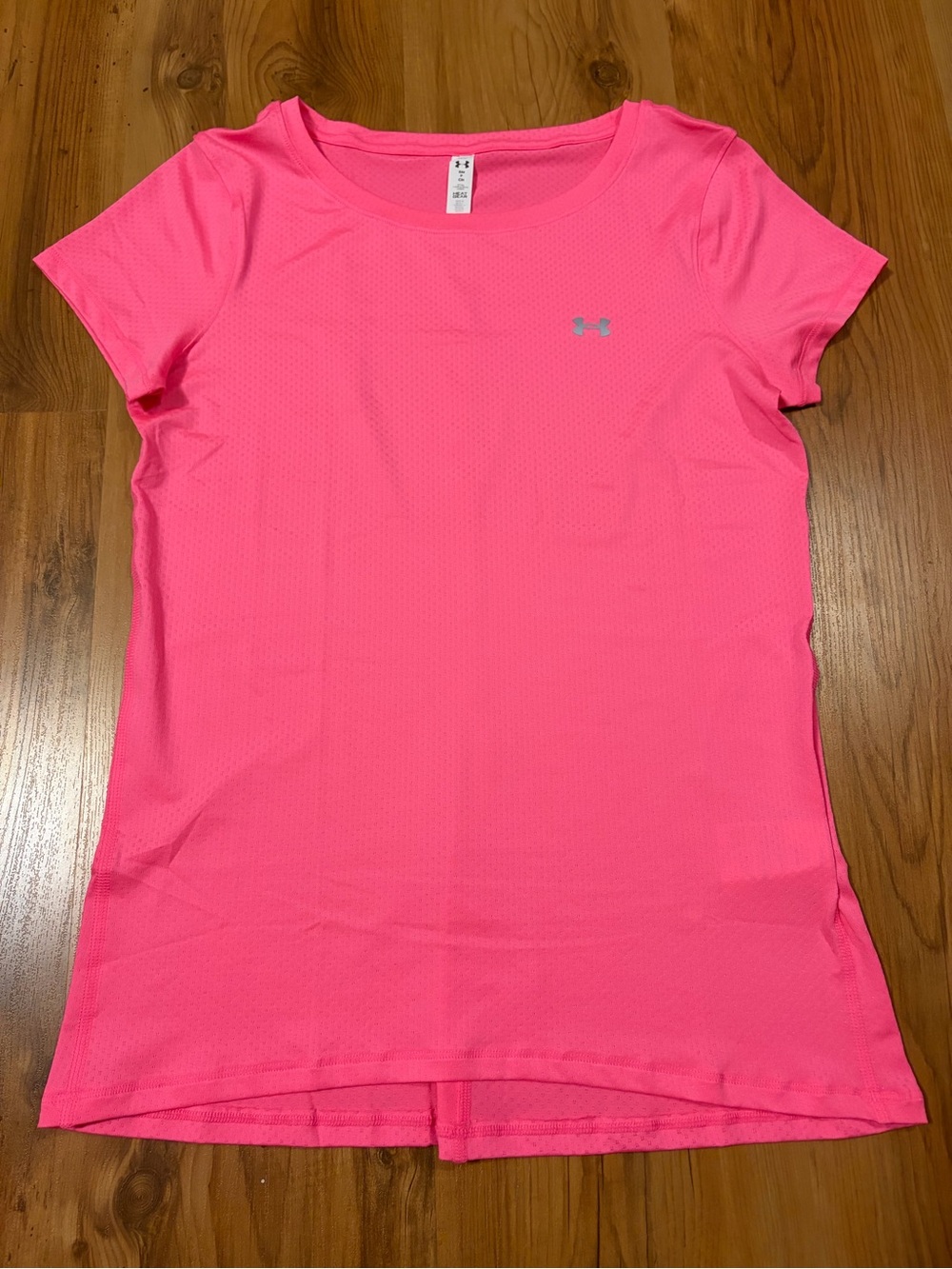 Under Armour Women's Neon Pink Short Sleeve Performance Tee
